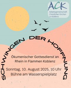 Ökumenischer Gottesdienst Rhein in Flammen Koblenz